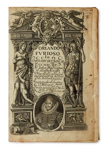 ARIOSTO, LODOVICO. Orlando Furioso In English Heroicall Verse.  1634